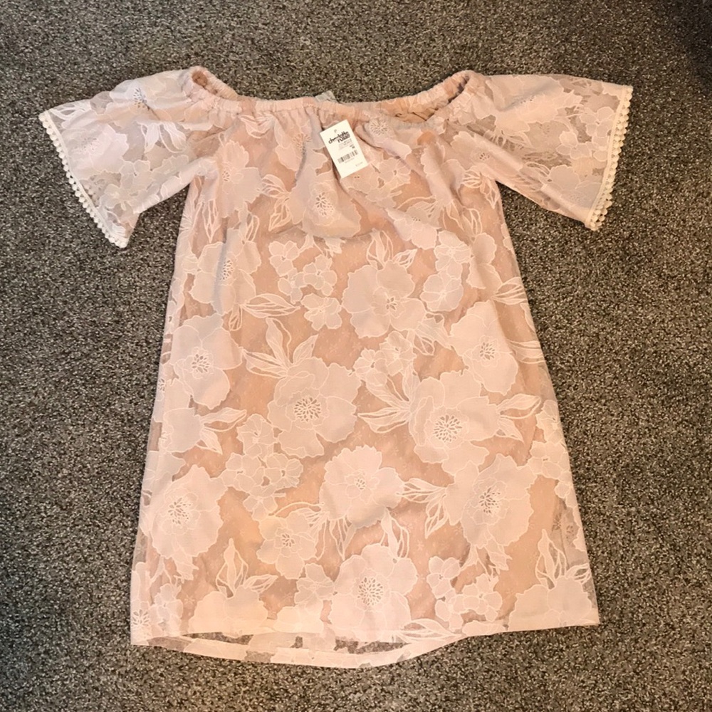 Off the shoulder dress